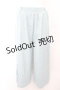 【SALE】NieR CLOTHING / PASTEL TURQUOISE WIDE PANTSパンツ  パステルターコイズ O-24-11-06-002-PU-PA-IG-ZT281