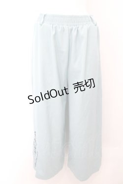 画像1: 【SALE】NieR CLOTHING / PASTEL TURQUOISE WIDE PANTSパンツ  パステルターコイズ O-24-11-06-002-PU-PA-IG-ZT281