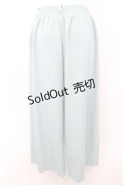 画像2: 【SALE】NieR CLOTHING / PASTEL TURQUOISE WIDE PANTSパンツ  パステルターコイズ O-24-11-06-002-PU-PA-IG-ZT281