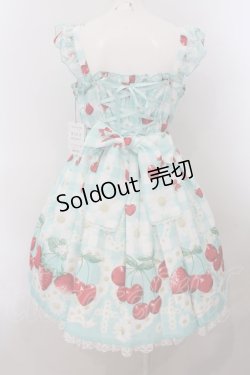 画像4: Angelic Pretty / チェリーマルグリットジャンパースカート  ミント O-24-11-07-031-AP-OP-OW-OS