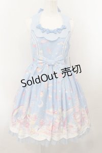 Angelic Pretty / MilkyPlanetジャンパースカート Free ブルー O-24-11-07-004-AP-OP-NS-OS