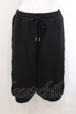 画像1: 【SALE】REFLEM / サイドZIPジャージハーフパンツ F ブラックｘパープル O-24-11-07-052-PU-PA-YM-ZT282 (1)