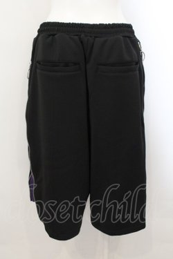 画像3: REFLEM / サイドZIPジャージハーフパンツ F ブラックｘパープル O-24-11-07-052-PU-PA-YM-ZT282