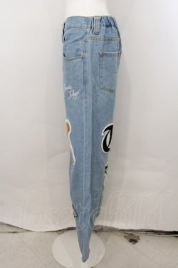 画像2: TRAVAS TOKYO / オリジナルワッペン刺繍デニムパンツ F ライトインディゴ O-24-11-07-053-PU-PA-YM-ZT302