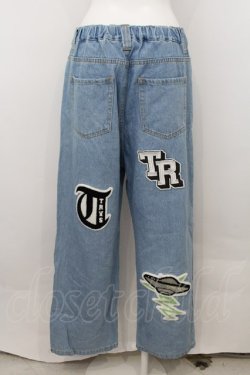 画像3: TRAVAS TOKYO / オリジナルワッペン刺繍デニムパンツ F ライトインディゴ O-24-11-07-053-PU-PA-YM-ZT302