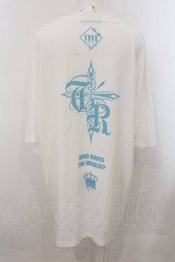 画像3: TRAVAS TOKYO / 2023 Furry bear BIG Tシャツ F ホワイトｘサックス O-24-11-07-062-PU-TS-YM-ZT061