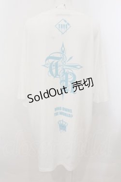 画像3: TRAVAS TOKYO / 2023 Furry bear BIG Tシャツ F ホワイトｘサックス O-24-11-07-062-PU-TS-YM-ZT061