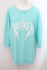 画像1: 【SALE】REFLEM / LOGOデザインBIG Tシャツ F ミント O-24-11-07-065-PU-TS-YM-ZT061 (1)