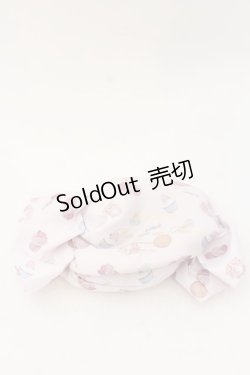 画像1: 【SALE】Maison de FLEUR / パティスリープリントキャンディポーチ  ピンク O-24-11-08-083-LO-ZA-IG-ZT387