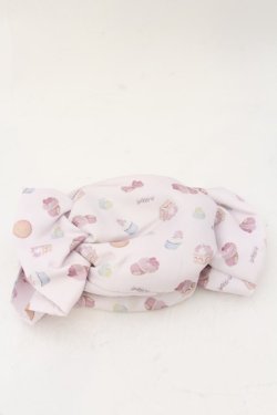 画像2: Maison de FLEUR / パティスリープリントキャンディポーチ  ピンク O-24-11-08-083-LO-ZA-IG-ZT387