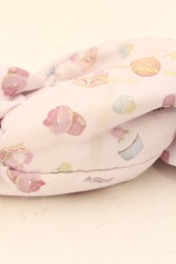 画像3: Maison de FLEUR / パティスリープリントキャンディポーチ  ピンク O-24-11-08-083-LO-ZA-IG-ZT387