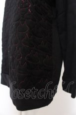 画像2: 【SALE】MINT NeKO / ねこキルトスウェット  ブラック×ピンク O-24-11-08-015-HN-TO-IG-ZT166 (2)