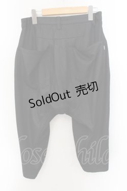 画像2: h.NAOTO / スタッズ配色サルエルパンツ  ブラック O-24-11-09-043-HN-PA-IG-ZY