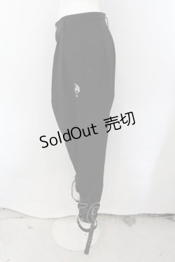画像2: Sixh / エンブレムプリントサルエルパンツ  ブラック O-24-11-09-035-HN-PA-IG-ZY