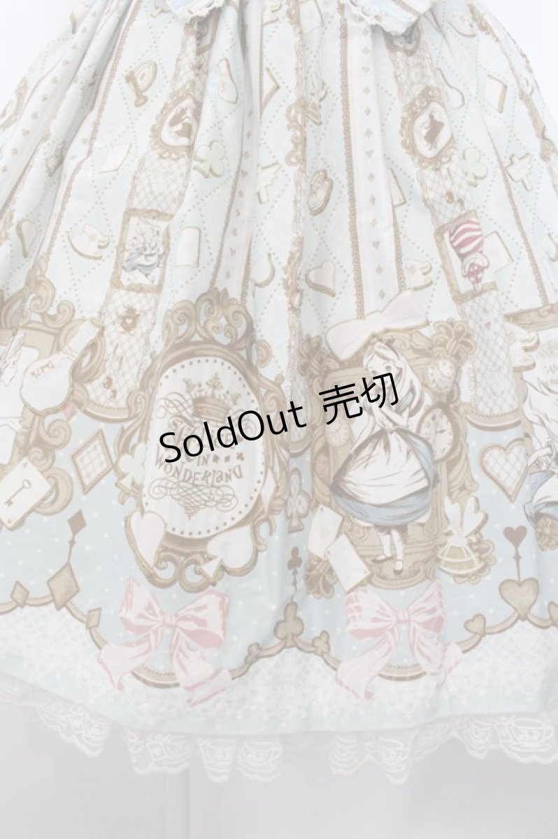 画像4: Angelic Pretty / Alice in WonderLandジャンパースカートセット  サックス O-24-11-14-053-AP-OP-IG-OS (4)