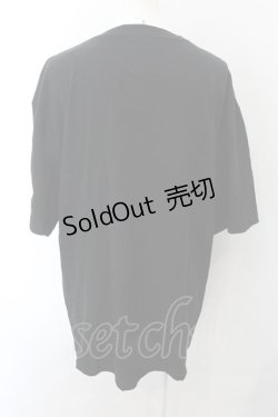 画像2: yaponskii / よだれべあBIG Tシャツ  ブラック×シルバー O-24-11-14-097-PU-TS-IG-ZT385