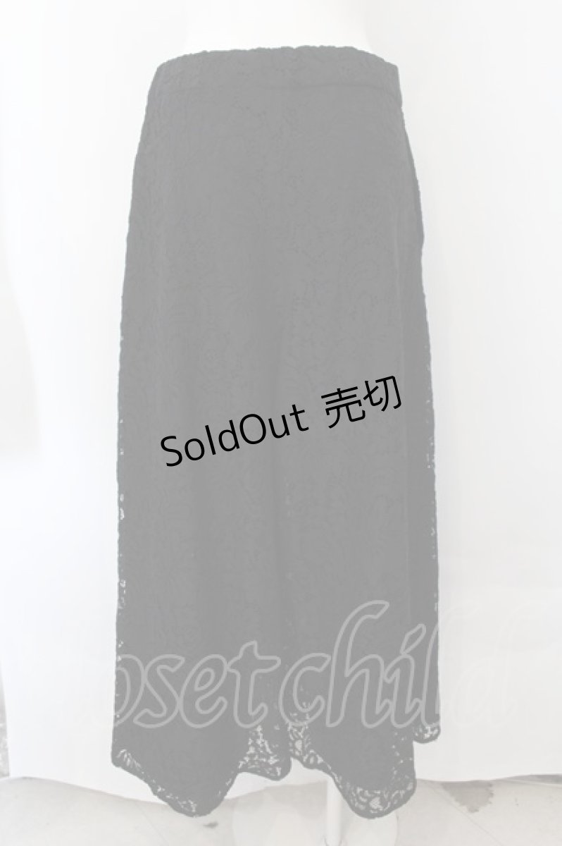 画像3: 【SALE】ililil / レースワイドパンツ F ブラック O-24-11-16-003-PU-PA-YM-ZT156 (3)