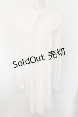 alice auaa / ビッグカラーデシンブラウス 2 ホワイト O-24-11-16-040-AA-BL-OW-OS