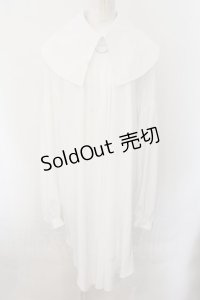 alice auaa / ビッグカラーデシンブラウス 2 ホワイト O-24-11-16-040-AA-BL-OW-OS