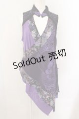 Qutie Frash / チャイナチュニック  パープル O-24-11-16-051-QU-TO-IG-OS