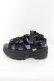 画像2: YOSUKE / 厚底サンダル 2810128 JPN24.0cm ブラック O-24-11-16-1039-PU-SH-IG-ZT335 (2)