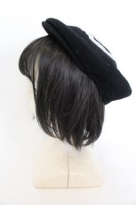 画像2: 【SALE】MILKBOY / エンブレムハンチング  ブラック O-24-11-16-062-MB-AC-YM-ZT308 (2)