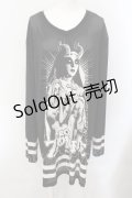 【SALE】KILL STAR / Rob Zombie メッシュカットソー XL ブラック O-24-11-16-022-SL-TO-YM-ZT366