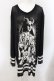 画像1: KILL STAR / Rob Zombie メッシュカットソー XL ブラック O-24-11-16-022-SL-TO-YM-ZT366 (1)