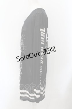 画像2: 【SALE】KILL STAR / Rob Zombie メッシュカットソー XL ブラック O-24-11-16-022-SL-TO-YM-ZT366