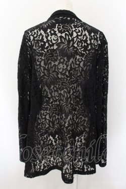 画像3: ililil / 2wayスリット入りレースジャケット F ブラック O-24-11-16-027-PU-TO-YM-ZT061
