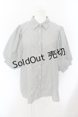 axes femme / ボリューム袖ブラウス M クロ O-24-11-17-024-AX-BL-OW-ZT021