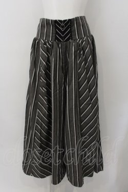 画像1: axes femme / フロントジップワイドパンツ M グレー O-24-11-20-097-AX-PA-OW-ZT263