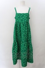 画像1: 【SALE】Candy Stripper / フラワージャガードキャミソールワンピース 2 グリーン O-24-11-22-009-PU-OP-OW-ZT366 (1)
