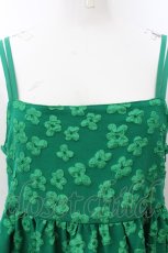 画像2: 【SALE】Candy Stripper / フラワージャガードキャミソールワンピース 2 グリーン O-24-11-22-009-PU-OP-OW-ZT366 (2)