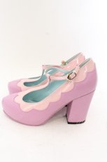 画像2: 【SALE】MILK / スカラップシューズ M ピンク O-24-11-25-099-ML-SH-OW-ZTK006 (2)