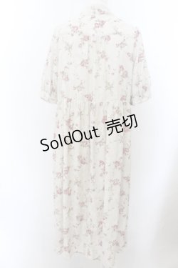 画像2: axes femme / ローズレース柄ボータイワンピース F「 アイボリー O-24-11-25-004-AX-OP-IG-ZT137