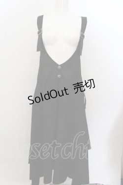 画像1: Qutie Frash / ロングジャンスカ  ブラック O-24-11-26-065-QU-OP-OW-ZI