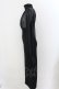 画像2: medenius / See-through Dress  ブラック O-24-11-26-085-GO-OP-OW-OS (2)