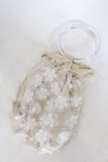 画像1: 【SALE】merry jenny / フラワーボムバッグ  ホワイト O-24-11-26-099-LO-BG-OW-ZT006 (1)