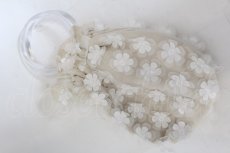 画像2: 【SALE】merry jenny / フラワーボムバッグ  ホワイト O-24-11-26-099-LO-BG-OW-ZT006 (2)