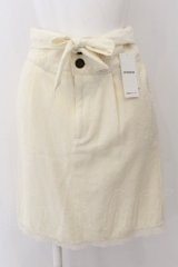 axes femme / バックリボンタイトスカート M アイボリー O-24-11-28-005-AX-SK-IG-ZT264