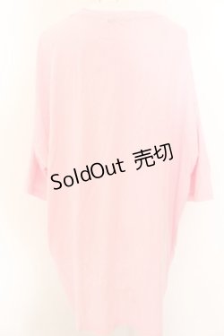 画像2: Candy Stripper / JUST LIKE YOU BIG BIG TEE 2 ピンク O-24-11-28-067-PU-TS-IG-ZT124