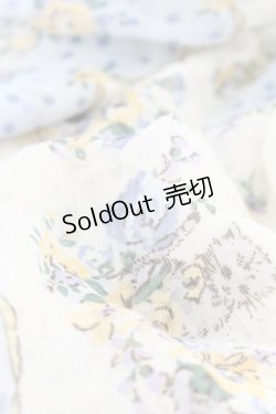 画像2: axes femme / スカーフリング付猫柄スカーフ【リング欠品】  アイボリー×サックス O-24-11-28-123-AX-ZA-IG-ZT006