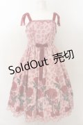 Angelic Pretty / Rebecca Leopardジャンパースカート  ピンク O-24-11-28-038-AP-OP-OW-OS