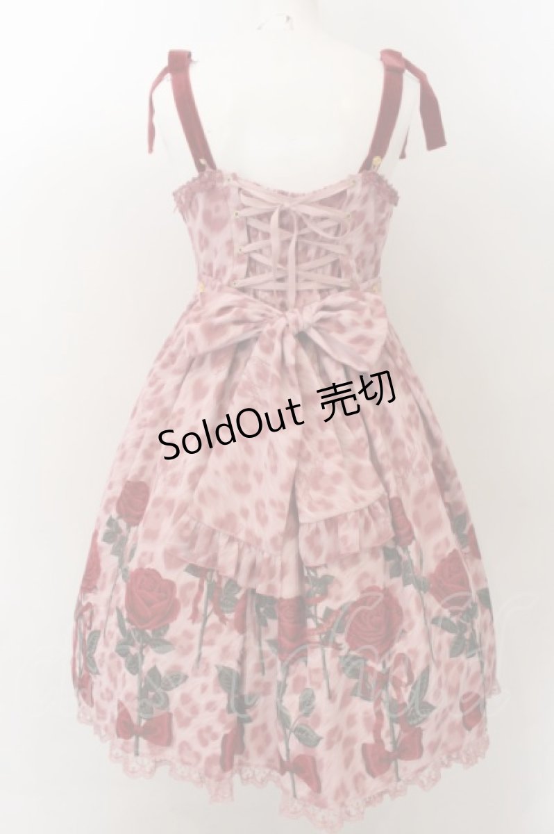 画像2: Angelic Pretty / Rebecca Leopardジャンパースカート  ピンク O-24-11-28-038-AP-OP-OW-OS (2)
