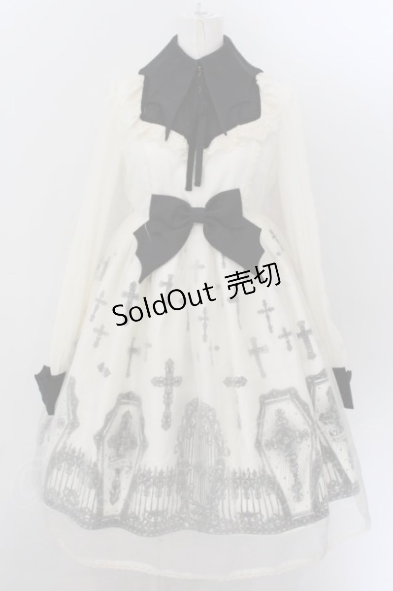 画像1: Angelic Pretty / Horror Gardenワンピース  アイボリー O-24-11-28-039-AP-OP-OW-OS (1)