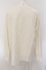 画像2: 【SALE】RNA-N / リブカフス布帛ロングTシャツ M オフホワイト O-24-11-29-045-PU-TO-IG-ZT126 (2)