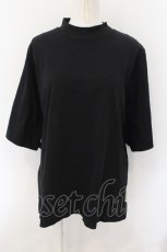 画像1: 【SALE】AUDITION / プレーティングハーフスリーブＴ M ブラック O-24-11-29-049-PU-TS-IG-ZT126 (1)