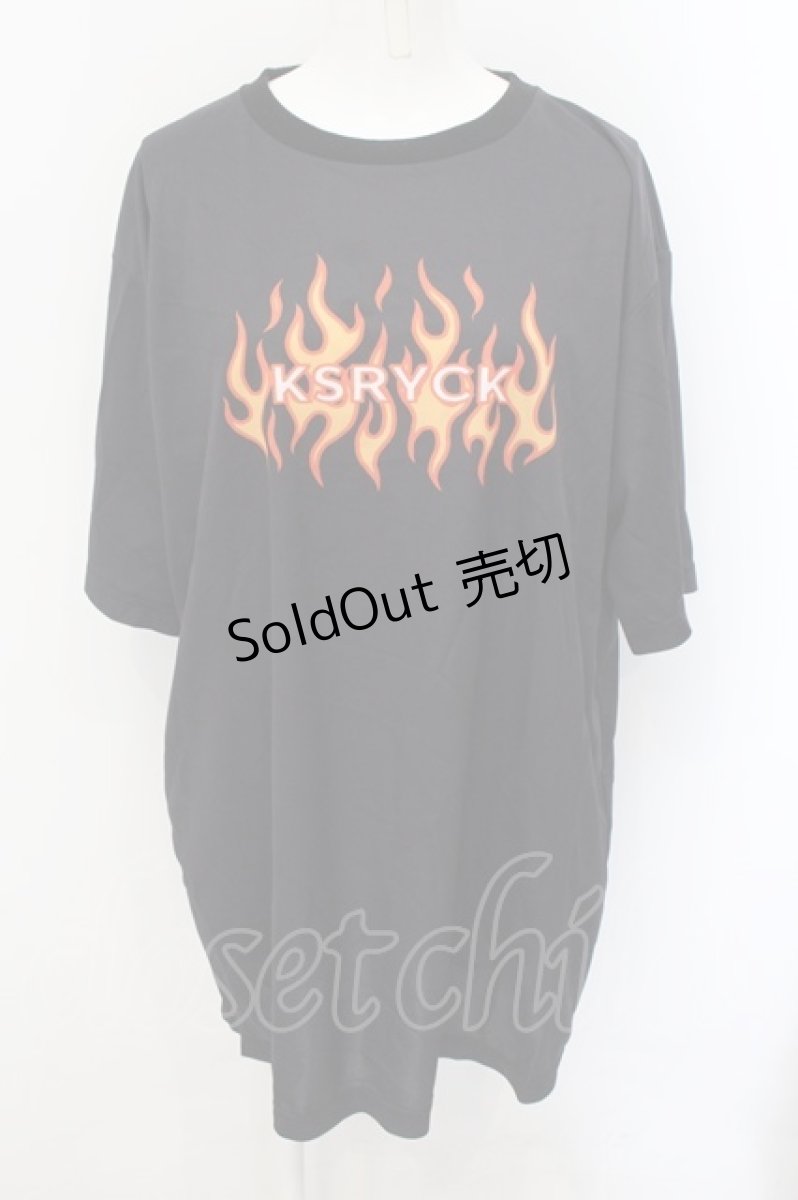 画像1: 【SALE】KRY CLOTHING / 「ENJO」Tシャツ  ブラック O-24-11-29-058-EL-TO-OW-ZT248 (1)