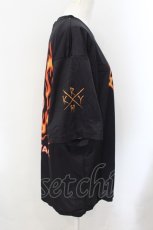 画像2: 【SALE】KRY CLOTHING / 「ENJO」Tシャツ  ブラック O-24-11-29-058-EL-TO-OW-ZT248 (2)